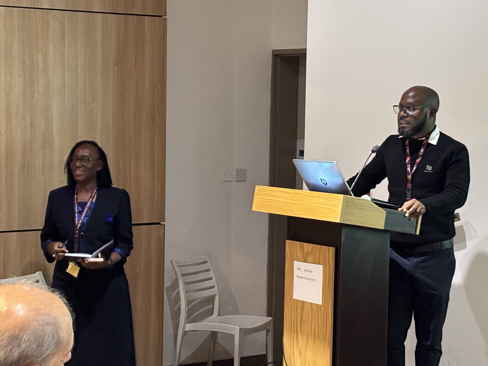 Dr Mpundu Makasa and Dr Bell Nkonde